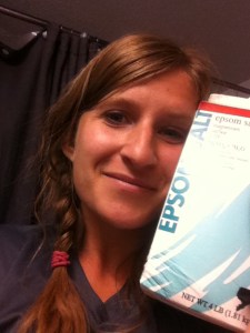 How do I feel about Epsom salts?  Obvious.  I love them.