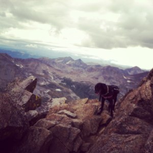 Right next to the summit, where I did not take even a single picture :(