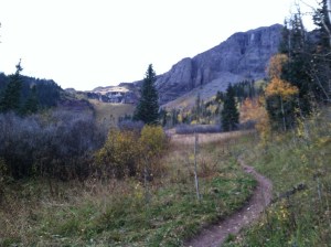 trail to ice lakes, near Silverton