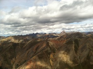 the red mountains of this area of San Juans, from Red Cloud