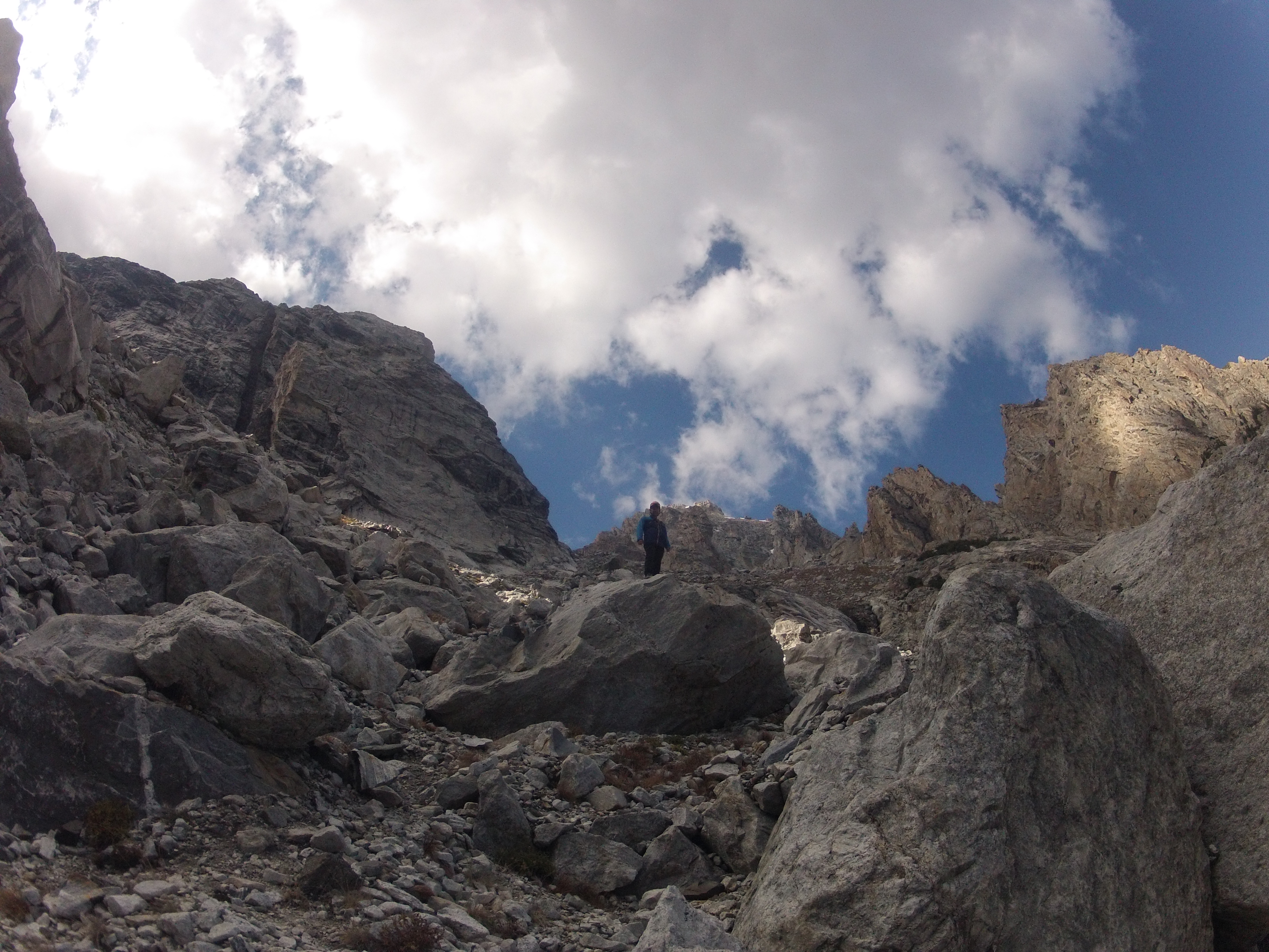 chris in the talus field.JPG