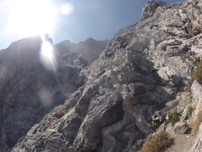 Climbing on Teewinot.JPG