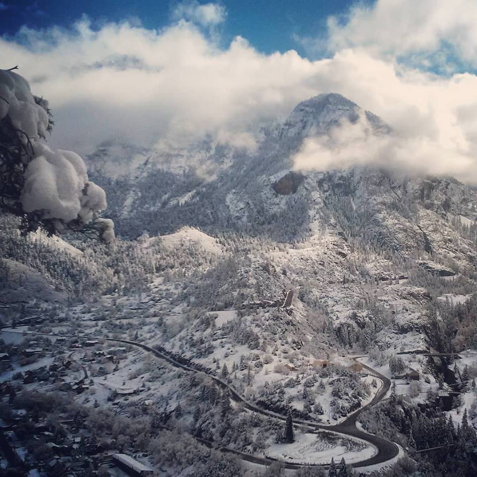 ouray in the snow